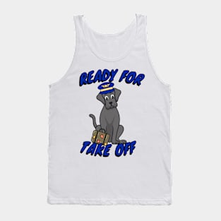 Funny Pilot Big Dog Tank Top